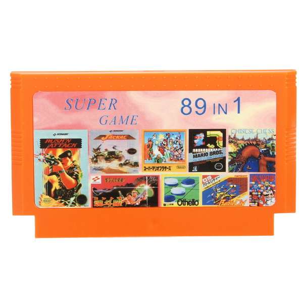 89 in 1 8 Bit Game Cartridge Super Contra for NES Nintendo FC