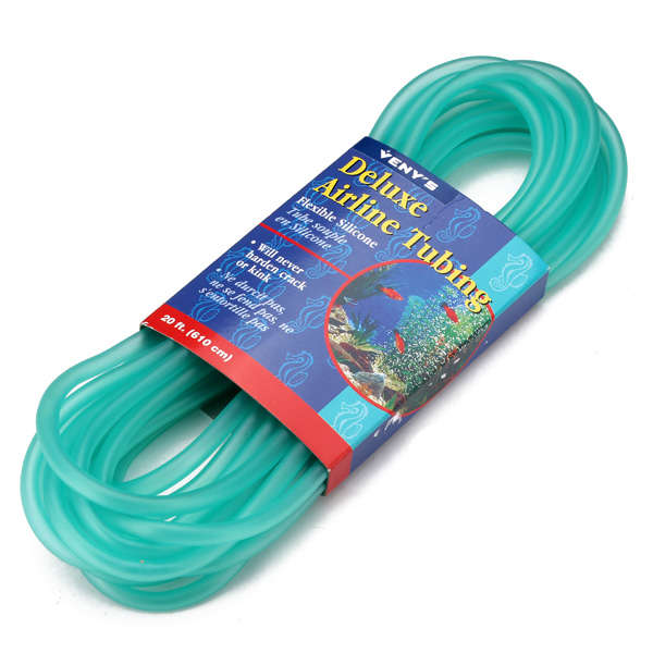 Aquarium 4x6mm Silicone Tube Airline Tubing Green 610cm