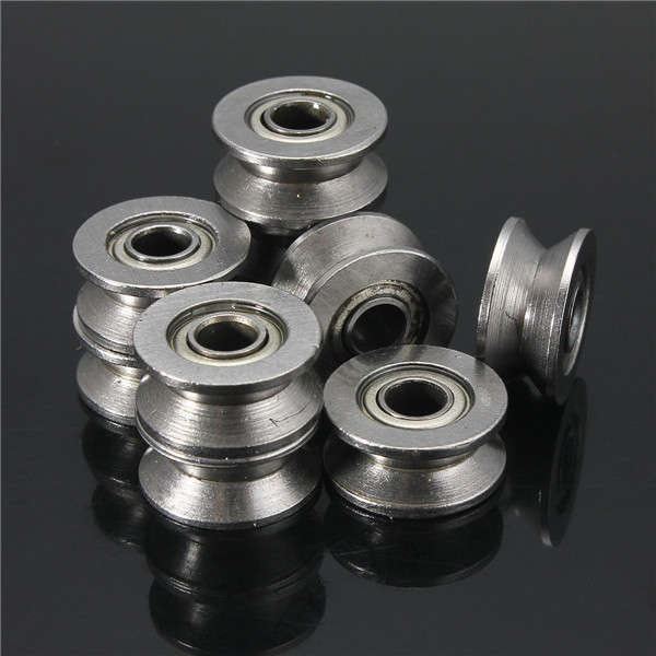 10pcs 624VV V Groove Sealed Ball Bearings Vgroove 4x13x6mm 1.5mm Deep Ball Bear