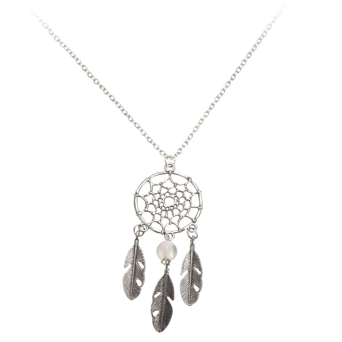 Retro Vintage Dream&Catcher Sweater Women Alloy Necklace Jewelry