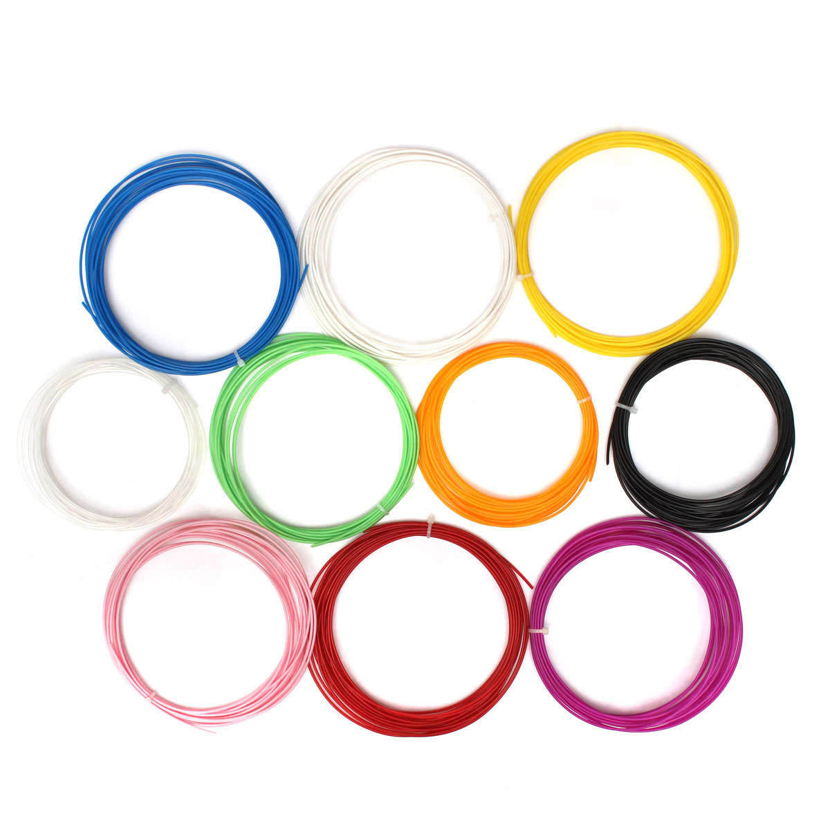 5 Meter 1.75MM ABS 3D Printer Filament For Makerbot Mendel Printrbot Reprap Pru