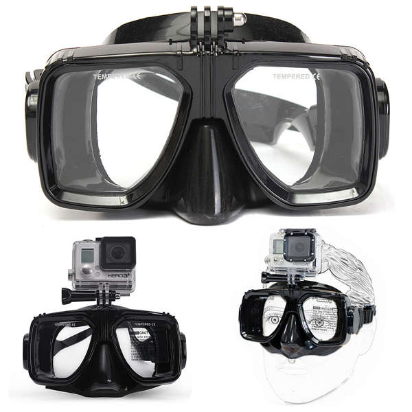 Scuba Snorkeling Dive Diving Mask Mount For SJCAM SJ4000 SJ5000 SJ6000 YI Camera