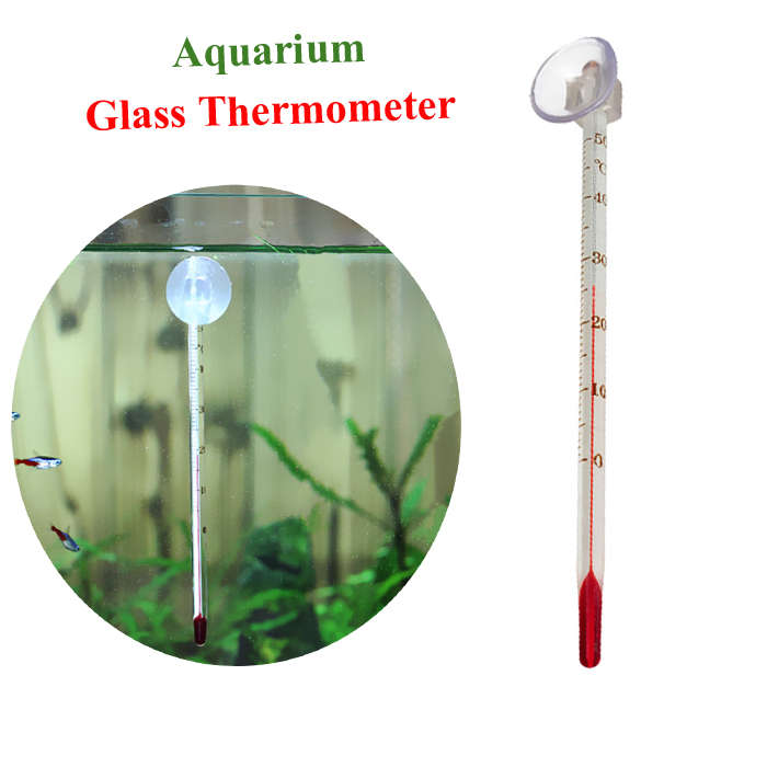 Aquarium Fish Tank Glass Thermometer Temperature Measurment