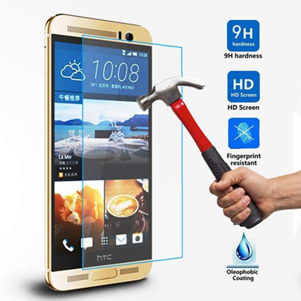 9H+ Premium Tempered Glass Screen Film Protector For HTC One M9