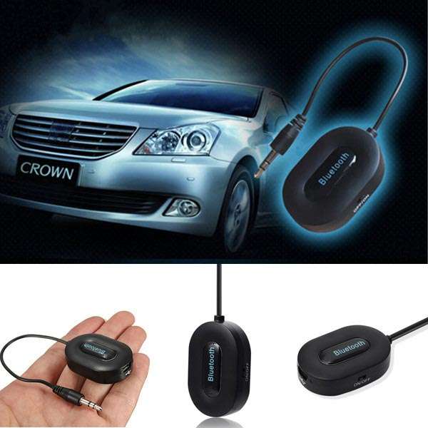 Bluetooth Handsfree Car AUX Speaker Music Receiver Adapter For iPhone