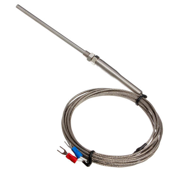 3m K Type -100~700 Degree Thermocouple 100mm Probe Sensors