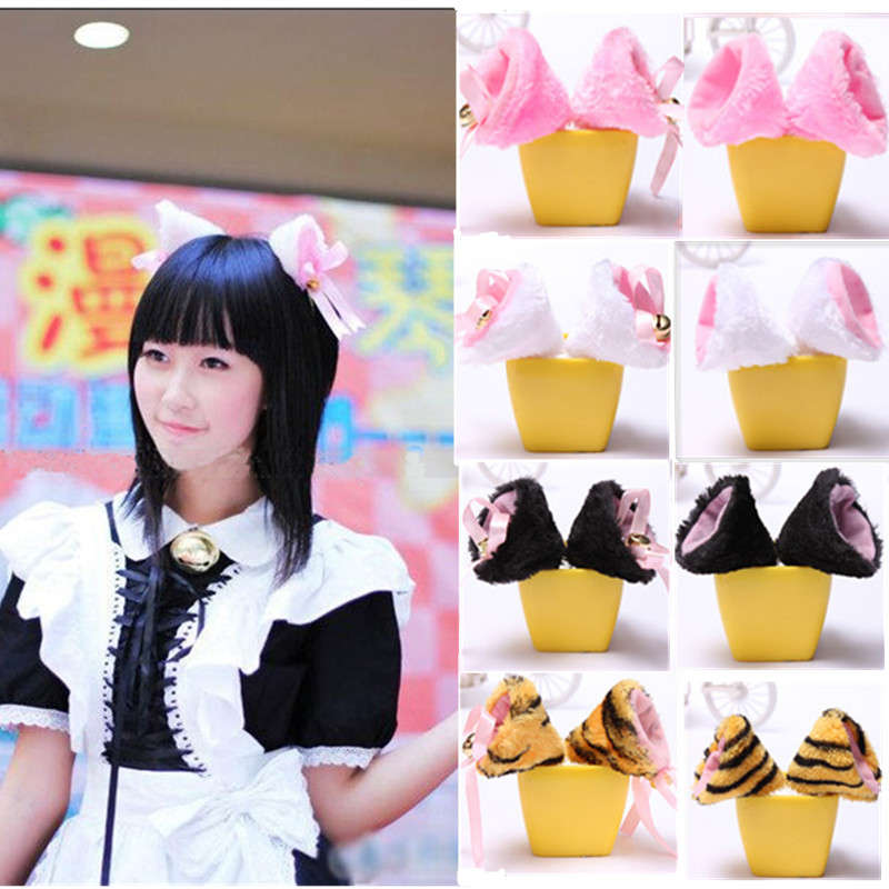 Cosplay Party Cat Ear Hair Clips Accessories Headbands