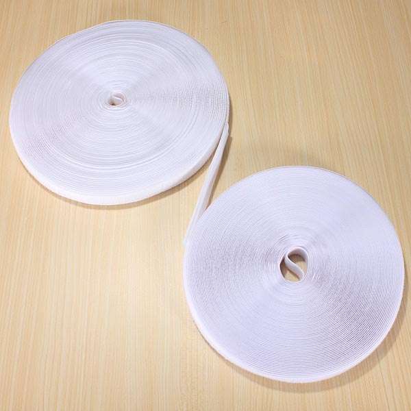 20mmX25m Velcro Sticky Adhesive Hook and Loop Tape Sew Stitch Stick