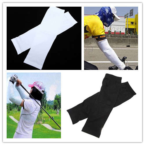 1 Pair UV Sun Protection Outdoor Sports Cool Arm Sleeve Cover Muff
