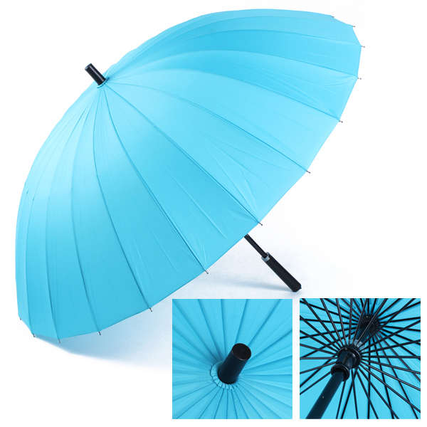 Long Handle Windproof Large Rain Sun Outdoor Men Women Umbrellas