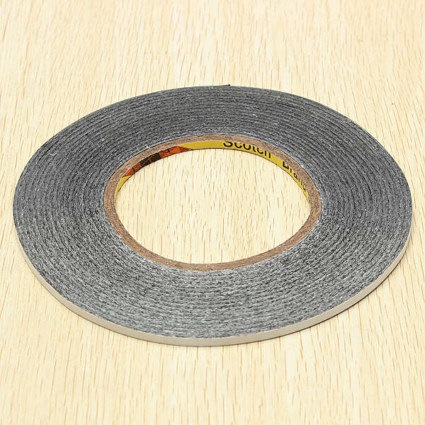 4mmX50m Black Double Sided Adhesive Tape Sticker for LCD Touch Screen