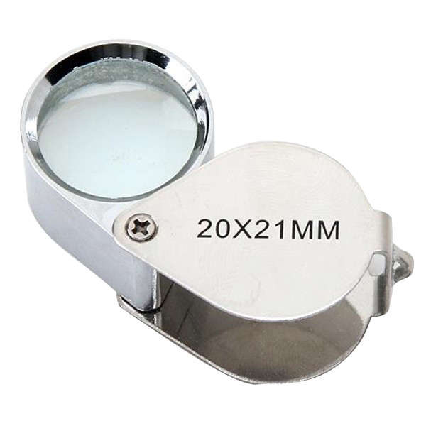 NEW 20x 21mm folding Jewelery Magnifying Glass loupe