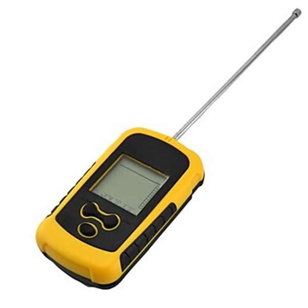 Dot Matrix Wireless Fish Finder Sounder Alarm Transducer Echo Sounder