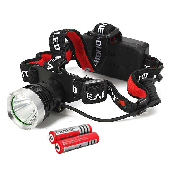 1800LM 3-Mode CREE XM-L T6 LED Rechargeable 18650 Headlight Headlamp