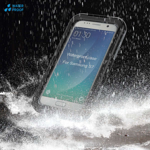 Waterproof Anti-Dust/Fall/Snow PC+Silicone Case Cover Outdoor For Samsung S7