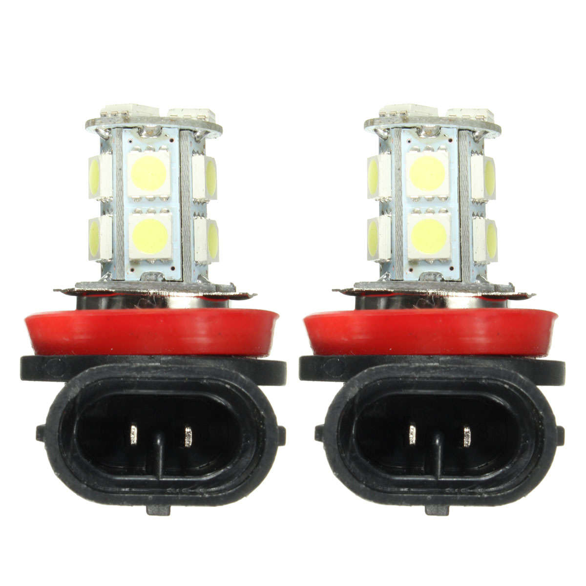 Pair Super White 6000K H11 H8 H9 LED Car Headlight Fog DRL Driving Light Lamp B