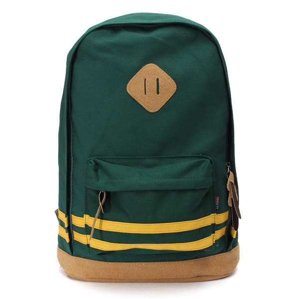 Girls Canvas Stripes Backpack