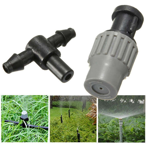 20pcs Garden Adjustable Micro Sprayer Misting Atomizing Cooling Sprinkler