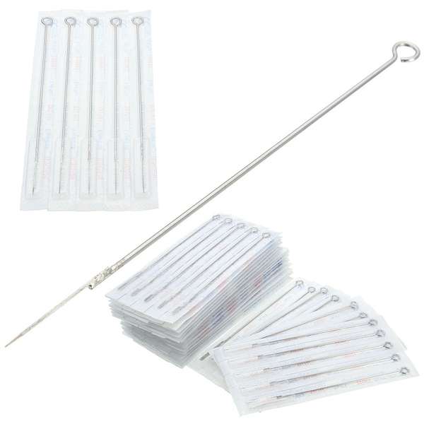 100Pcs Mixed Tattoo Needles Round Shader Liner Magnum RS RL M1