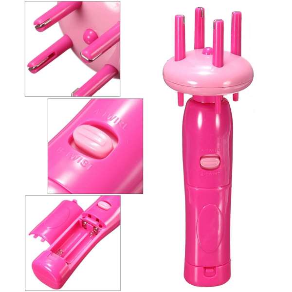 Automatic Handheld Hair Twist Braiding Braid Machine Styling Braider Tool