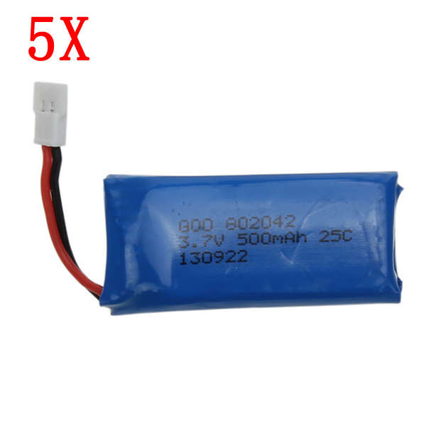 3.7V 500mAh Battery For Hubsan X4 H107 H107L H107C H107D V252 JXD385