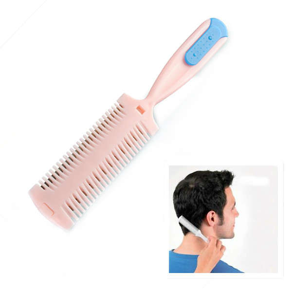 Safety 2 Razor Blades Hair Cutter Hair Trimmer Comb