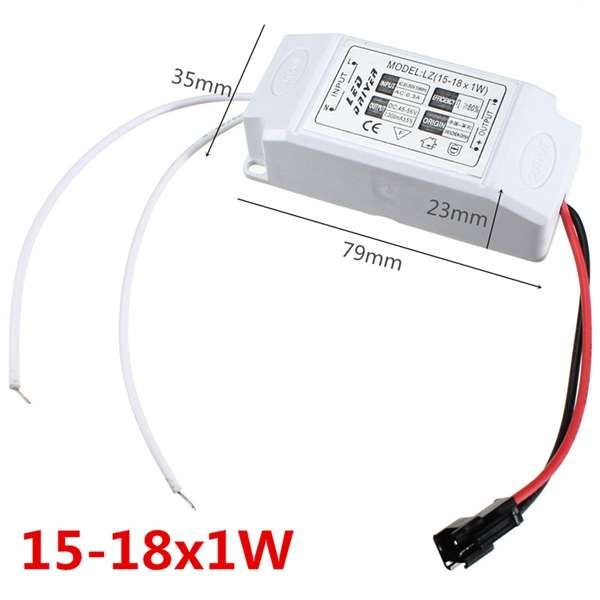 15-18W Power Supply Driver Adapter Transformer For LED Light Lamp Bulb