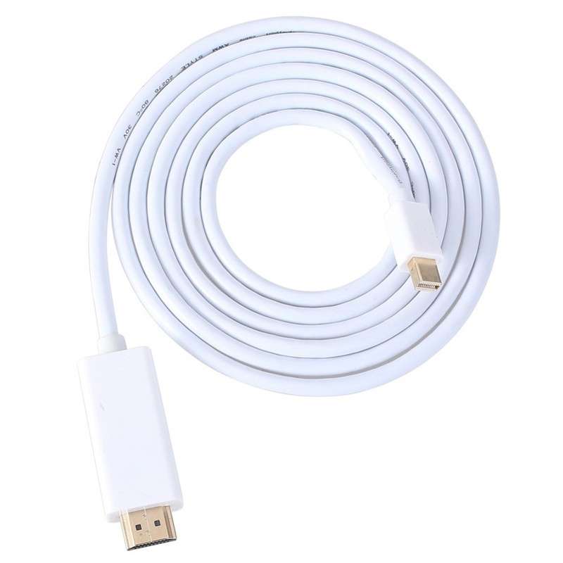 Thunderbolt Mini Displayport To HDMI Cable 1.8m Length Male to Male Adapter