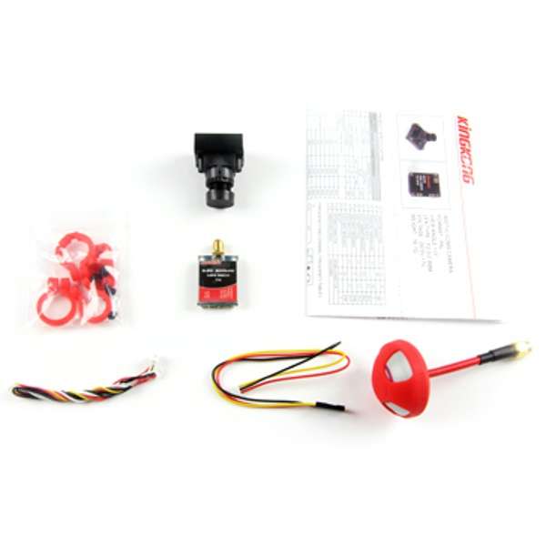 Kingkong 700TVL CCD 115 Degree Camera with 600mW 32CH 5.8G Transmitter FPV Syst