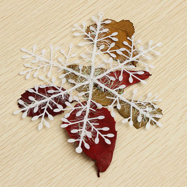 3PCS Christmas Snowflake Window Glass Decoration Pendant Accessories