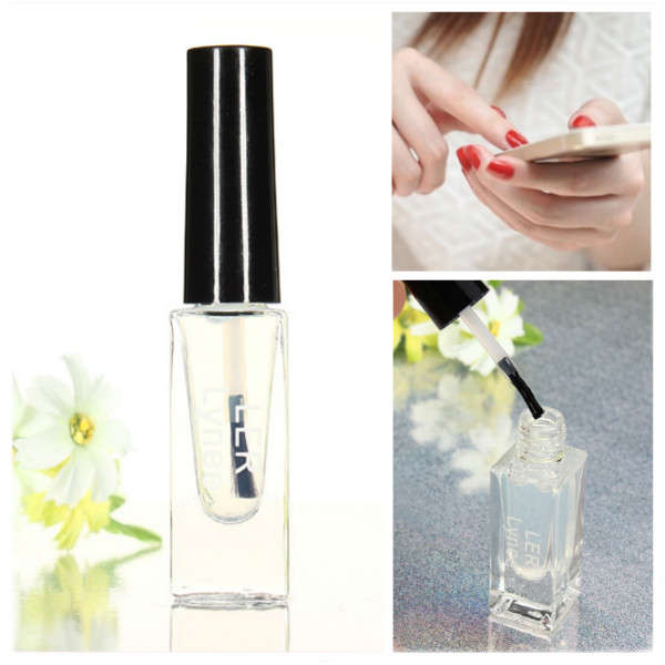 Transparent Peel Off Base Coat Top Coat 2 In 1 Nail Polish
