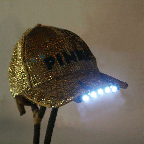 Bike Bicycle 5 LED Cap Light Hat Light