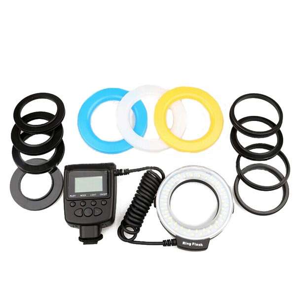 RF-550D Macro Ring Flash Light For Canon Nikon Olympus Camera