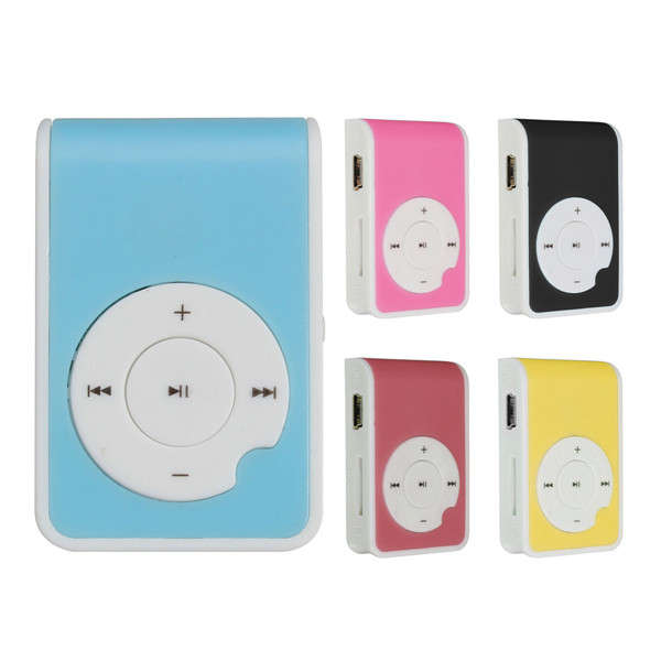 Mini Q Key MP3 Music Player With USB Cable Earphone Back Clip Support 8GB TF Ca