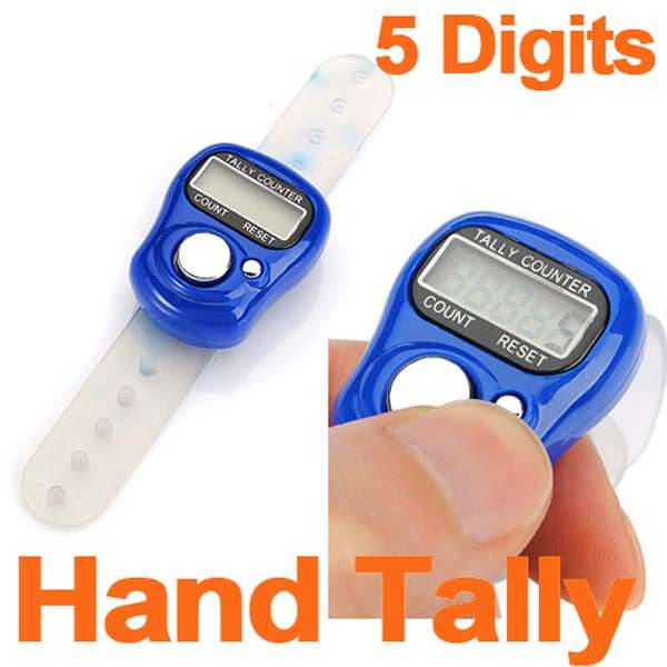 NEW LCD 5 Digit Digital Electronic Ring Tally Counter