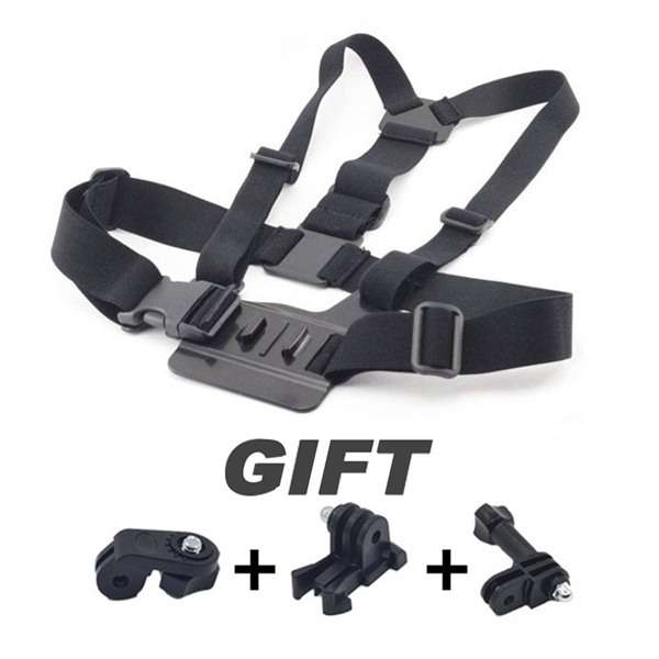 Adjustable Chest Strap Belt Stap Mount for Hero Sports Cameras