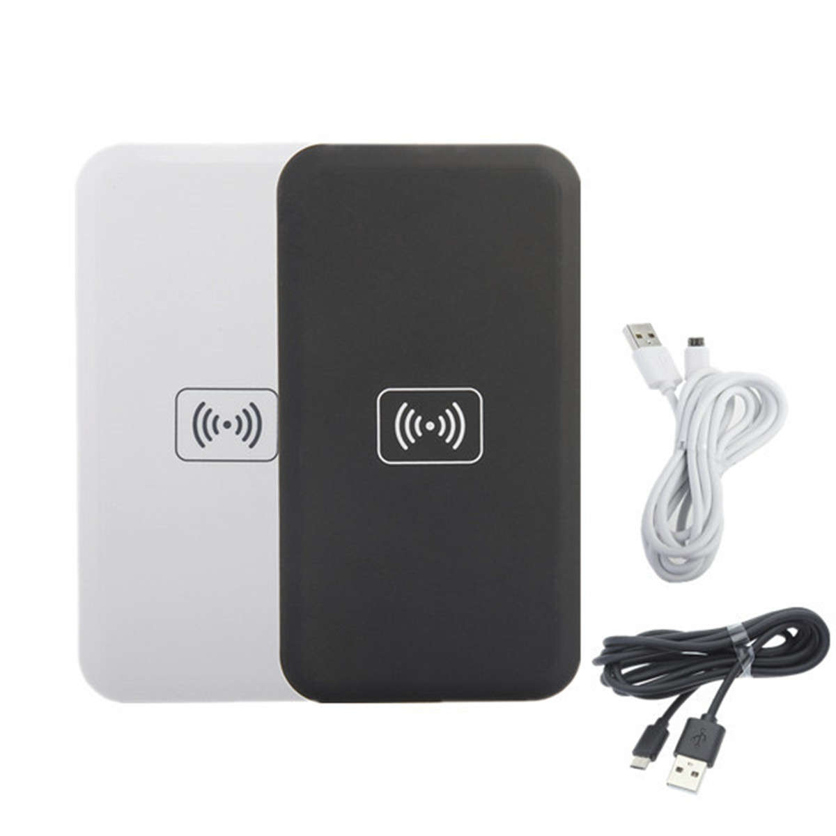 Universal QI Standard Wireless Charging Receiver Charger Pad With USB Cable