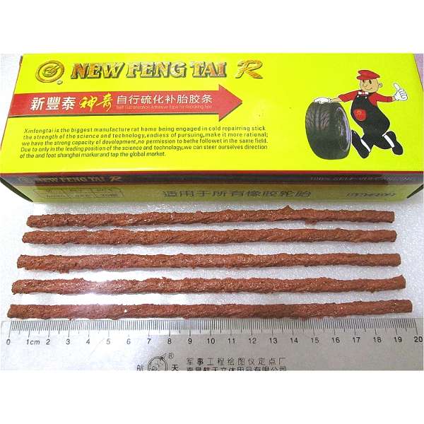 30pcs20mm Motorcycle Tubeless Tyre Repairing Rubber Strips Tire Repair