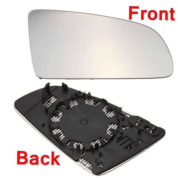 Right (Driver) Side Wide Angle Wing Mirror Glass for Audi A3 2003-2008 Heated