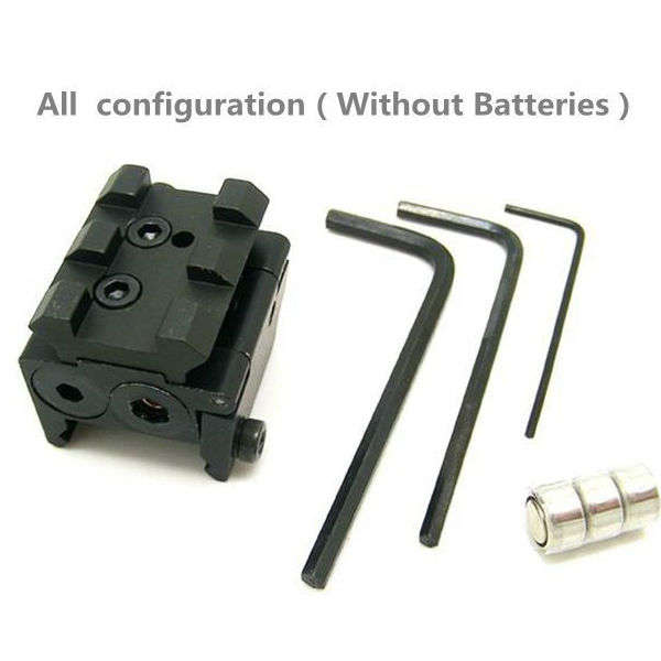 Mini 650nm Red Detachable Picatinny Rail Dot Laser Sight