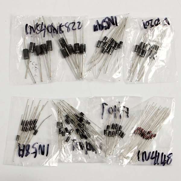 100Pcs 8 Values Diode Bag Assortment Kit 1N4148 FR107 1N5408 For Arduino
