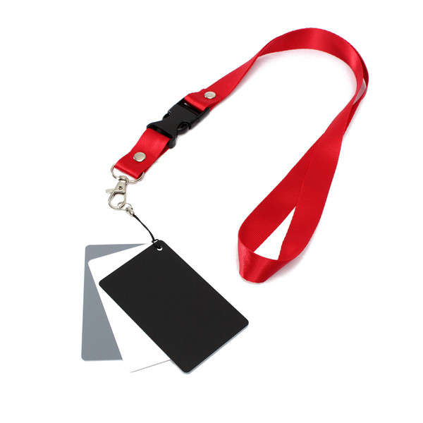 3 In 1 Digital 18% Grey White Black Gray Cards Pocket-Size Balance