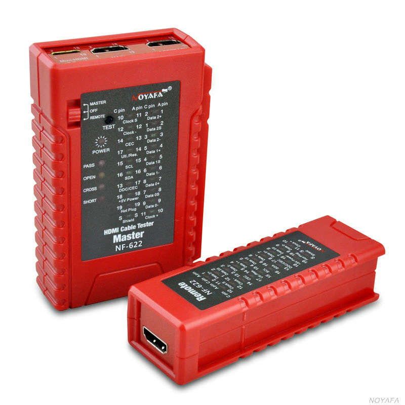 NF-622 HDMI Wire Cable Tester Tracer Check Disorder Short Open and Cross Status