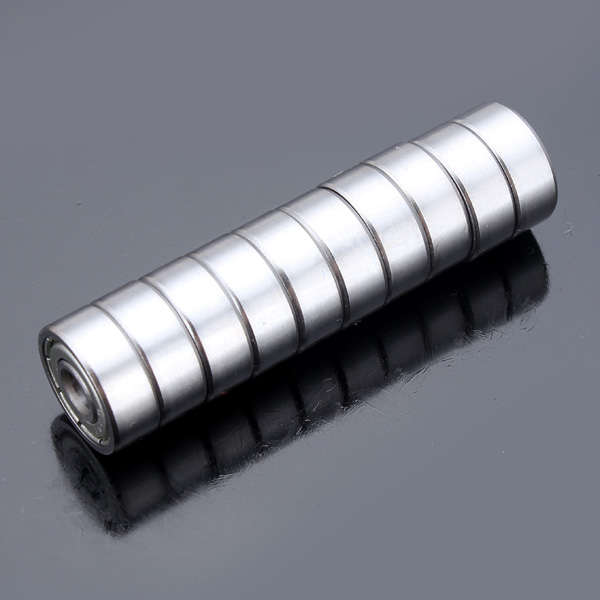 10pcs 4x13x5mm Steel Sealed Shielded Deep Groove Ball Bearings 624zz