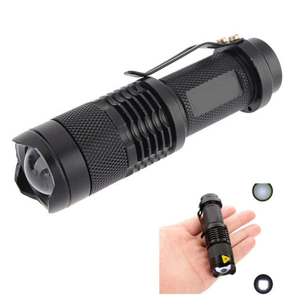 Ultrafire CREE XPE Q5 7w 3 Modes Zoomable LED Flashlight