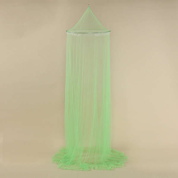 Elegant Round Lace Dome Mosquito Net Canopy Princess Mesh Bedroom