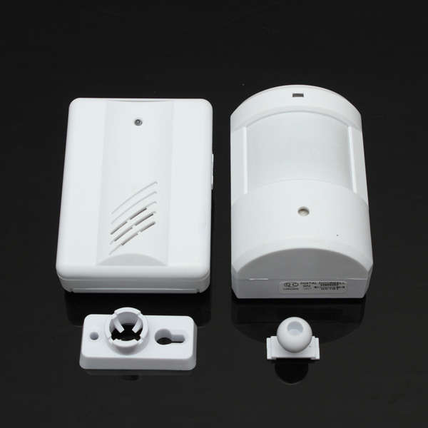 Wireless Infrared Monitor Sensor Detector Entry Doorbell Alarm Transmitter