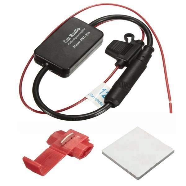 ANT-208 Car Automobile Radio Antenna FM Signal Strengthen Booster Amplifier