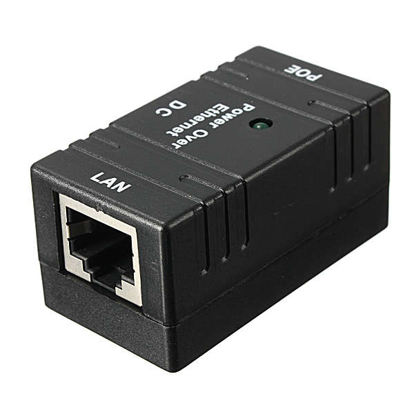 10M/100M PoE Injector Splitter Wall Mount for IP Camera Networking