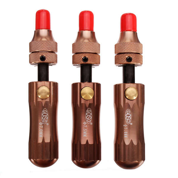 3Pcs GOSO 7 Pins Adjustable Tubular Lock Pick Tools 7.00MM 7.5MM 7.8MM